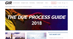Desktop Screenshot of globalinvestigationsreview.com